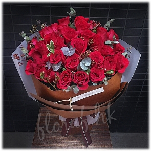 BO151-33  玫瑰花束 –肯亞紅玫瑰花束 BO151-33  玫瑰花束 –肯亞紅玫瑰花束